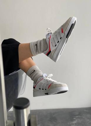 Кросівки adidas drop step (білі з помаранчевим)4 фото