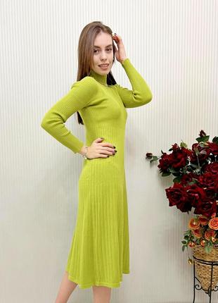 Платье свитер миди