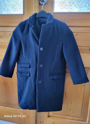 Пальто чорне chicco  для хлопчика 6р.