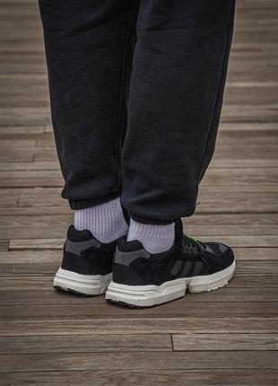 Кроссовки adidas zx torsion black\white4 фото