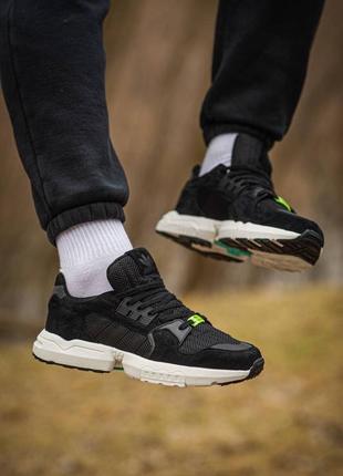 Кроссовки adidas zx torsion black\white7 фото