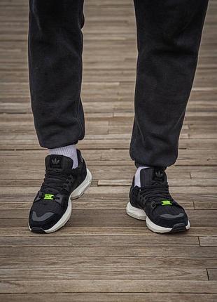 Кроссовки adidas zx torsion black\white3 фото