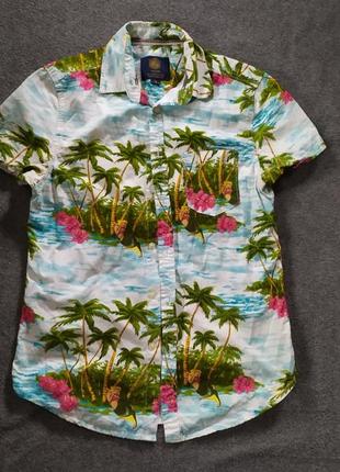 Рубашка в гавайском стиле