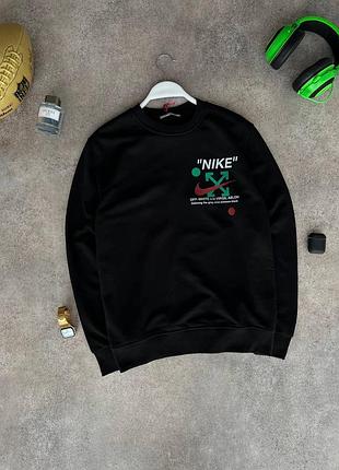 Кофта nike off white black