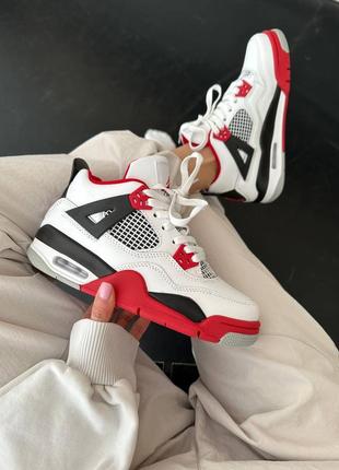 Кросівки nike air jordan 4 retro fire red