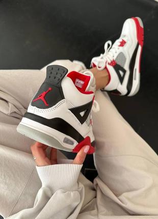 Кроссовки nike air jordan 4 retro fire red2 фото