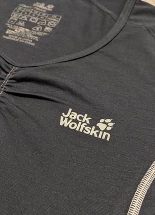 Jack wolfskin оригінальна спортивна  жіноча футболка2 фото