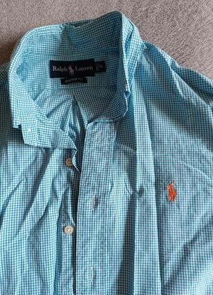 Мужская рубашка ralph lauren размер м3 фото