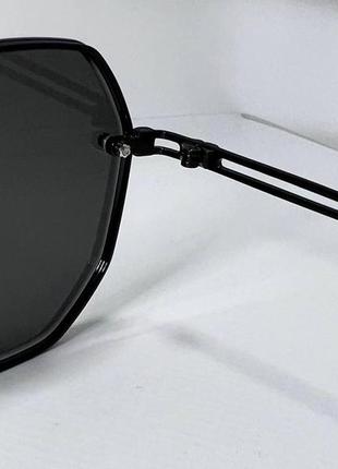 Очки солнцезащитные женские геометрия с линзами градиент в тонкой металлической оправе6 фото