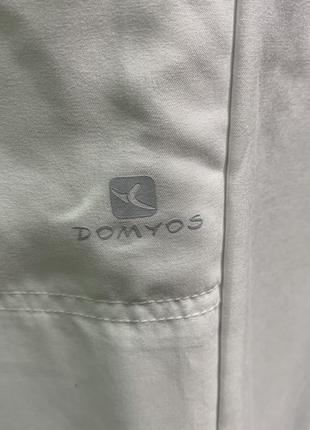 Спортивные летние белые брюки domyos на кулисе внизу размер 44/ xl -2xl8 фото