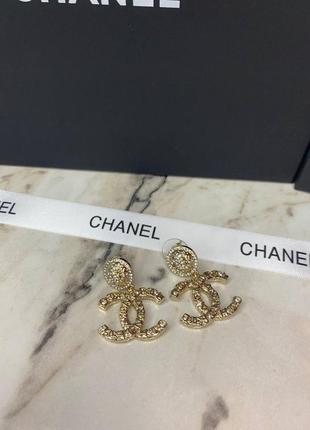 Брендовые серьги в позолоте. люкс качество