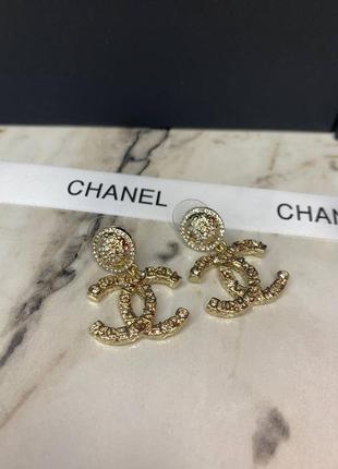 Брендовые серьги в позолоте. люкс качество