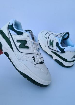 Кожаные кроссовки new balance