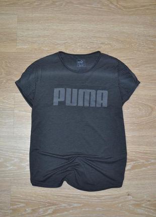Темно серая футболка puma