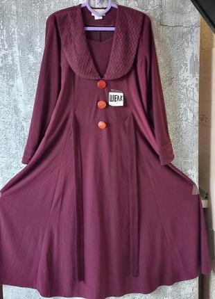 #коллекционное  шелковое шикарное  платье  #giga# #большой размер 16\18 #1 фото