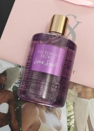 Идея для подарка 🎀 парфумированный набор спрей+лосьон love spell 💕victorias secret виктория сикрет вікторія сікрет оригинал5 фото