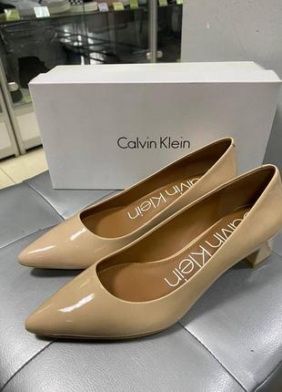 Туфлі лодочки шкіряні calvin klein оригінал