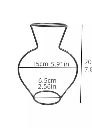 Металлическая ваза в скандинавском стиле8 фото