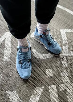 🔥nike air jordan 4 retro "university blue"🔥 8
