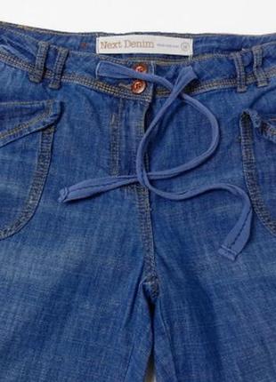 Next. джинсы укороченные на хлястиках. xl размер9 фото