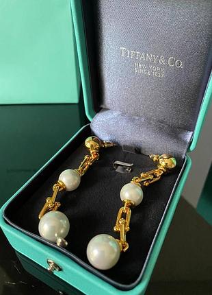 Брендовые серьги позолота, люкс качество