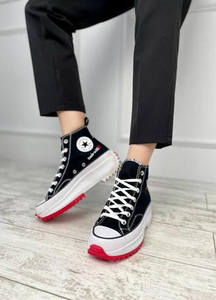 Кеди converse platform made with love