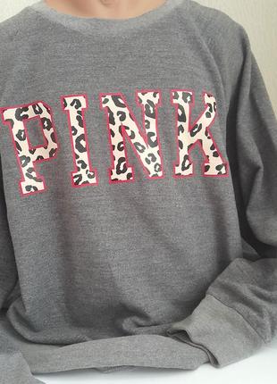 Худі кофта пуловер victoria's secret original pink l xl1 фото