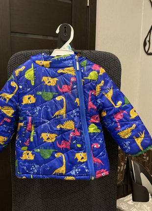 Куртка с динозаврами на мальчика