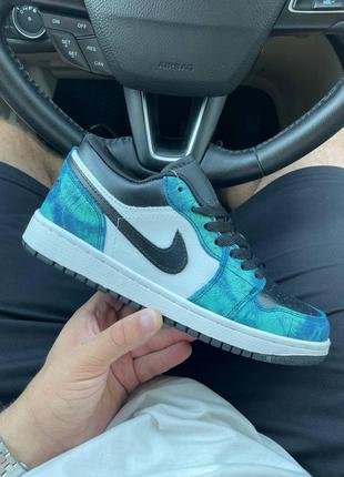 Кроссовки nike air jordan 1 low tie dye