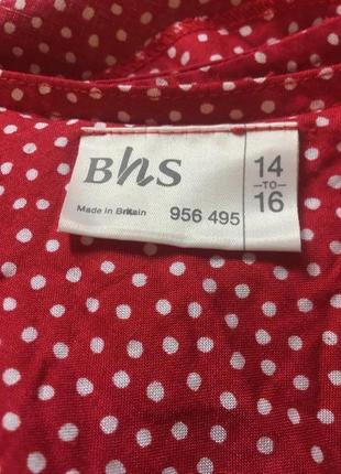 Ретро сукня  в горохи bhs 48-50 р.6 фото