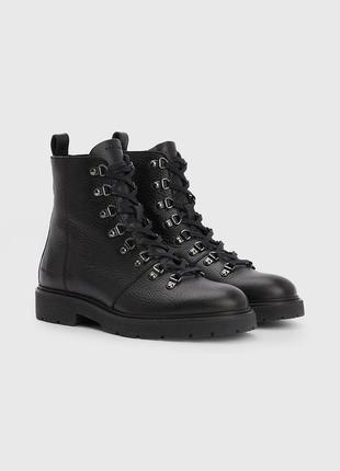 Новые ботинки tommy hilfiger ( th leather hiking boot ) с америки 12us7 фото