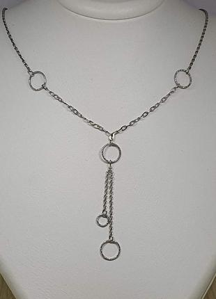 Серебряное колье. 908pl64 60