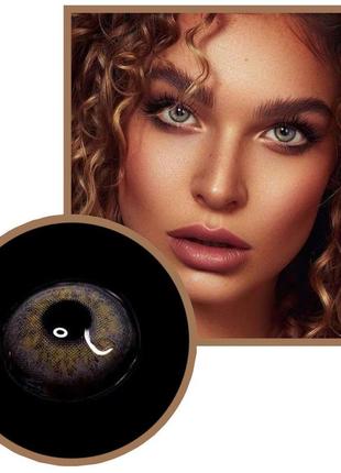 Лінзи кольорові каріє для корекції зору з діоптріями — 3, — 3,5, — 4, -4,5