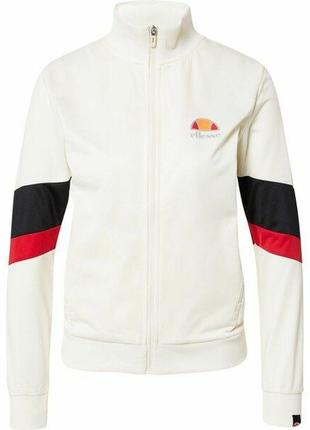 Ellesse орининальная белая базовая спортивная олимпийка куртка ветровка на замочке размер s xs