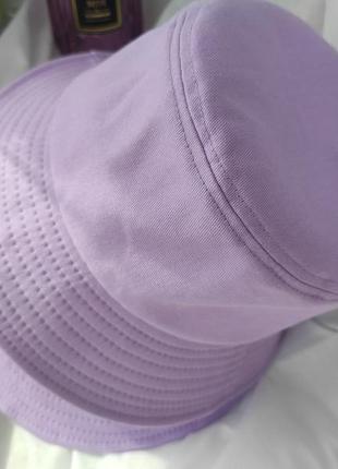 Панама однотонная из натурального хлопка
панамка унисекс женская мужская летняя весенняя шляпа бежевая лавандовая лиловая фиолетовая5 фото