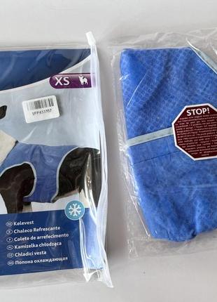 Охлаждающий жилет-попона для собак trixie cooling vest, xs3 фото