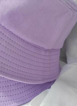 Панама однотонная из натурального хлопка
панамка унисекс женская мужская летняя весенняя шляпа бежевая лавандовая лиловая фиолетовая3 фото