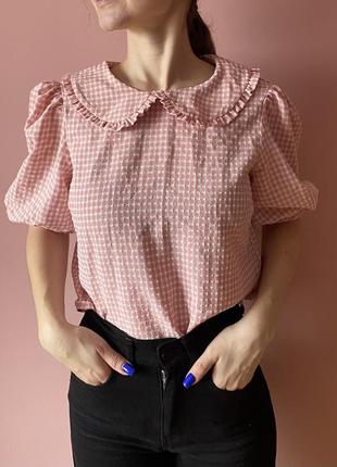 Блуза с воротничком / рубашка1 фото