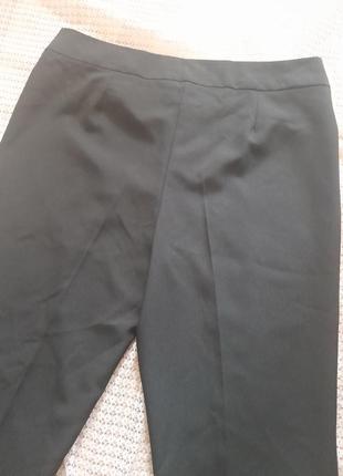 Стильные базовые легкие черные брюки george9 фото