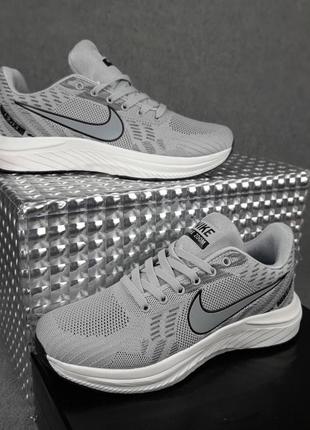 Кросівки nike zoom white/grey6 фото