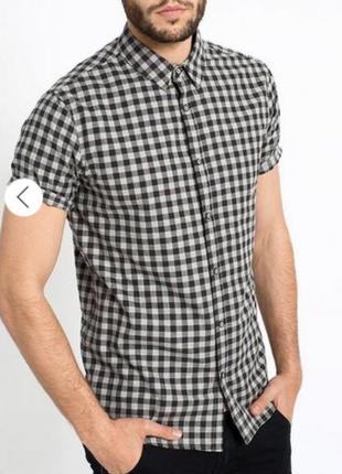 Рубашка мужская esprit p. m, l; короткий рукав