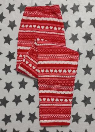 Женские махровые пижамные брюки для дома и сна matalan размер 12-14 (евр.40-42)