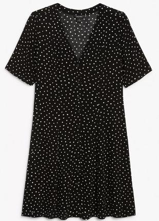 Monki женское платье в горошек 6