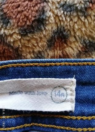 (783) отличные стрейчевые укороченные  джинсы /скинни next размер 14r6 фото