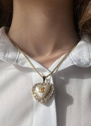 Брендовый кулон позолота, люкс качество