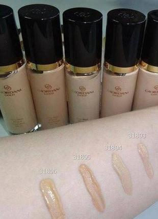Стойкая минеральная тональная основа «роскошный атлас» giordani gold