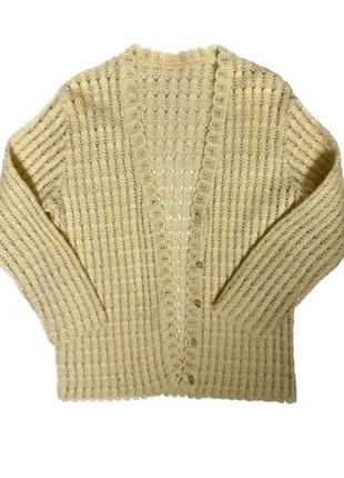 Вовняний кардиган ручна робота вінтаж