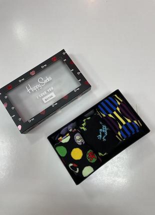 Очень крутой набор носков happy socks