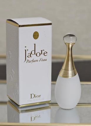 Оригінал парфум від dior j'adore parfum d'eau 5ml 5мл