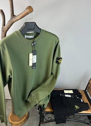 Свитшот stone island/свитшот-конн айленд